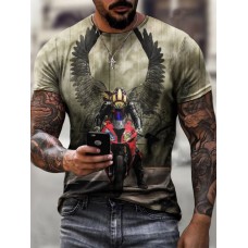 Motorcycle Men's Short Sleeve Graphic T-Shirt HE1010-01-03